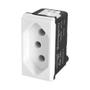 Imagem de Modulo Pial Pop Branco 1 Tomada 2P+T 20A. Lg03020