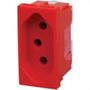 Imagem de Modulo Pial Pop Vermelho 1 Tomada 20A Lg03020Vm