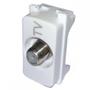 Imagem de Modulo Pial Zeffia Conector Para Fio Coaxial Branco - 680157