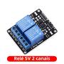 Imagem de Módulo Relé para Arduino com Optoacoplador - 1, 2, 4, 6, 8 Canais (5V/12V) - Em Estoque