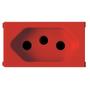 Imagem de Modulo Soprano Ilus (Tomada 10A Vermelho) 5Ub99007