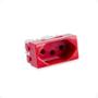 Imagem de Módulo Tomada 10A Vermelho Rubi - Force Line