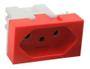Imagem de Modulo Tomada 20a 220v Modulare Blanc+ Evidence Vermelho - Fame