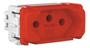 Imagem de Modulo Tomada 2p+t 20a 250v Vermelho Compose