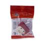Imagem de Módulo Tomada Simples 2P+T 20A 250V Vermelho Rubi - Force Line