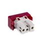 Imagem de Módulo Tomada Simples 2P+T 20A 250V Vermelho Rubi - Force Line