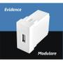 Imagem de Módulo Tomada Usb 15W - 5V - 3A Evidence / Modulare - Fame