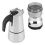 Imagem de Moedor Café Elétrico 110V + Cafeteira Italiana Moka 450Ml