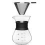 Imagem de Moedor Café Manivela Manual + Cafeteira Vidro Coador 400ml