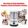 Imagem de Moedor Com 4 Laminas 220V Aço Inox Café Sal Grosso Castanha