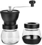 Imagem de Moedor de Café Manual Aço Inox e Vidro Clink