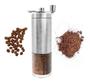 Imagem de Moedor De Café Manual Compacto Em Inox Com Ajuste De Moagem