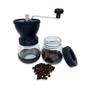 Imagem de Moedor De Café Manual Vidro Plastico Inox Ceramica