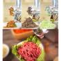 Imagem de Moedor de carne elétrico comercial doméstico multifuncional mini moedor de carne bolinho máquina de enchimento de lingui