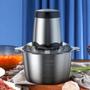 Imagem de Moedor de carne elétrico para cozinha Processadores de alimentos Chopper de legumes, picador, misturador, triturador, li