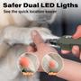 Imagem de Moedor de unhas para cães Casfuy recarregável de 6 velocidades com luzes LED