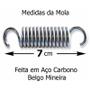 Imagem de Mola Jump Profissional 7cm Reforçada Academia - 20 Unidades