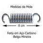 Imagem de Mola Jump Profissional Academia Reforçada 8cm Aço - 30 Unidades