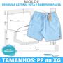 Imagem de Molde bermuda lateral reta, modelagem&diversos, email