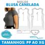 Imagem de Molde camiseta canelada, modelagem&diversos, correios