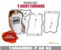 Imagem de Molde Camiseta Feminina, Modelagem&Diversos, P ao XG