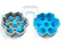 Imagem de Molde de Cubo de Gelo Wokex em Silicone - Formato de Dado - Qualidade Alimentícia