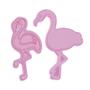 Imagem de Molde De Silicone 156 - Dupla De Flamingos Médios - Animais