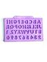 Imagem de Molde de silicone alfabeto confeitaria biscuit f630