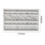 Imagem de Molde de silicone Barroco Scroll Relief Border Flower Wokex