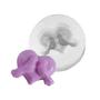 Imagem de Molde de silicone Coração com pombos Ref. 197 Flexarte