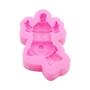 Imagem de Molde De Silicone De Resina Com Tema De Natal Papai Noel Boneco De Neve Elk Chaveiro Pingente DIY