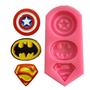 Imagem de Molde de silicone escudos herois, resina, confeitaria, biscuit molds planet rb013