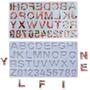 Imagem de Molde de Silicone Forma de Letras Alfabeto Para Produtos de Resina