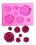 Imagem de Molde De Silicone Mini Rosas Para Confeitaria E Biscuit 380