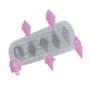 Imagem de Molde de Silicone Mini Sorvetes Taylor Ref. 387 Flexarte