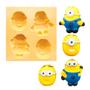 Imagem de Molde de Silicone para Biscuit Casa da Arte - Modelo: Miniaturas de Minions - 1292