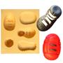 Imagem de Molde de Silicone para Biscuit Casa da Arte - Modelo: Sapatos e Coturnos 1254