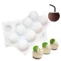 Imagem de Molde De Silicone Para Chocolate, Molde 3d De Meia Esfera Para Bolo, Bandeja De Cozimento De Trufas