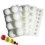 Imagem de Molde De Silicone Para Chocolate, Molde 3d De Meia Esfera Para Bolo, Bandeja De Cozimento De Trufas