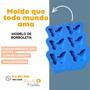 Imagem de Molde de Silicone para Resina Chaveiro Borboleta 6 Cavidades