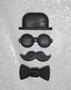 Imagem de Molde Forma Silicone Sabonete Pai Bigode+gravata+óculos+chapéu
