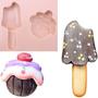 Imagem de Molde Silicone 1035 Cup Cake com Picole (fl)