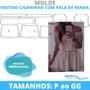 Imagem de Molde vestido viscose com pala, modelagem&diversos, correios