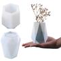 Imagem de Moldes De Silicone Para Vasos De Diamante Hexagonal, Faça Você Mesmo, Gesso, Concreto, Suporte Para
