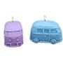 Imagem de Moldes De Vela De Silicone Para Carro E Ônibus 3D, Para Sabão DIY, Bolo De Chocolate, Artesanato