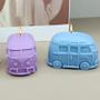 Imagem de Moldes De Vela De Silicone Para Carro E Ônibus 3D, Para Sabão DIY, Bolo De Chocolate, Artesanato
