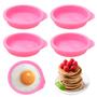Imagem de Moldes para ovos para fritadeira de ar comprimido YINARONG, silicone antiaderente, 4 unidades