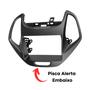 Imagem de Moldura 2 Din Preto Fosco KA e KA+ (Plus) 2018 a 2019 JP/CH Sem Computador De Bordo - Permak 89/C10