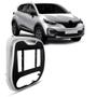 Imagem de Moldura 2 Din Renault Captur 8 e 9 Pol Pioneer Preto Friso