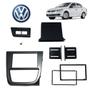 Imagem de Moldura 2 DinVolkswagen Voyage G5 2009 a 2012  Prata